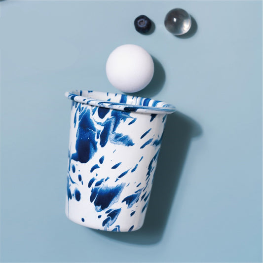 Hand-made Enamel Cup, Toothbrush Cylinder, Pen Holder, Storage Simple Water Cup