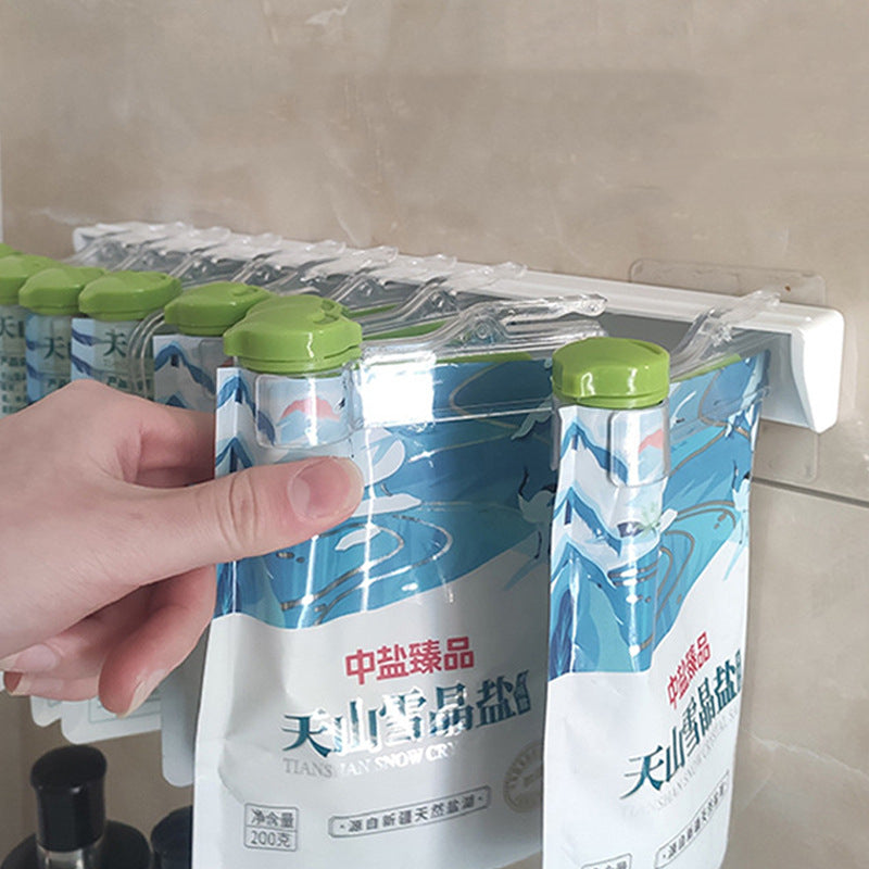 Multifunctional Wall-Mounted Kitchen Storage Rack