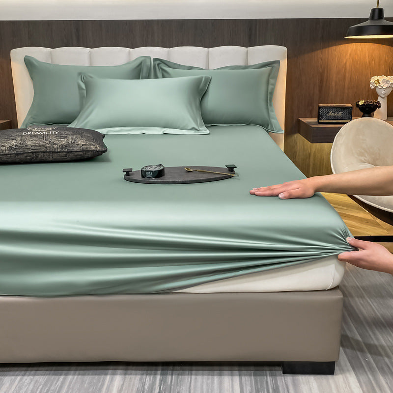 60 Cotton Long-staple Cotton Three-piece Bed Sheet Set