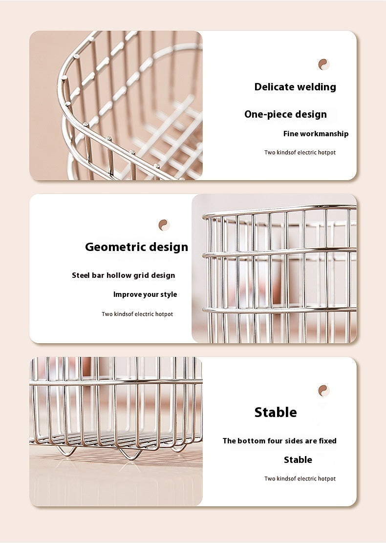 Kitchen Storage Rack Draining Basket Household