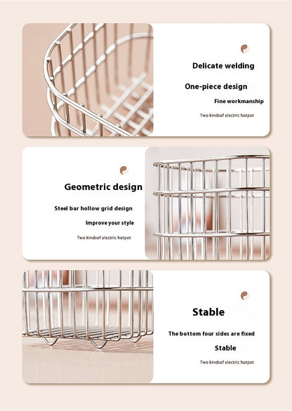 Kitchen Storage Rack Draining Basket Household