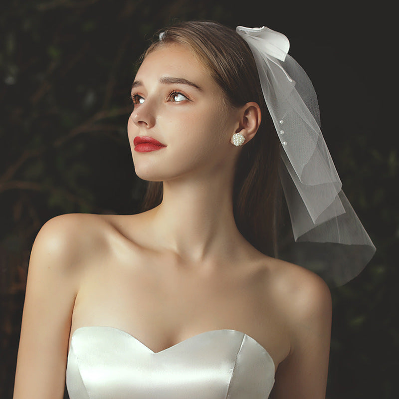 Veil Bowknot Head Accessories - Elegant Headpiece