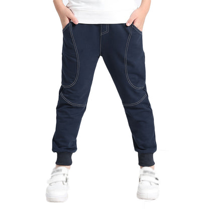 Spring and Autumn Children's Pure Cotton Casual Sports Pants