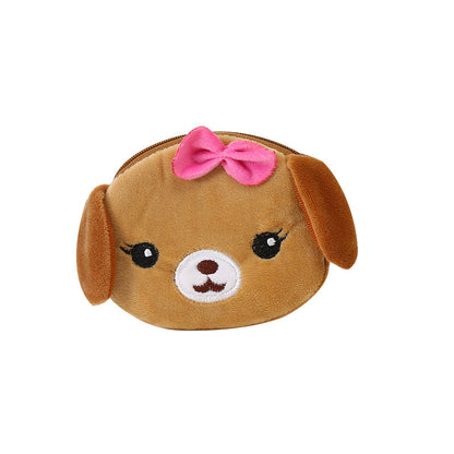 Plush Cute Coin Purse - Cartoon Cloth Women's Key Case