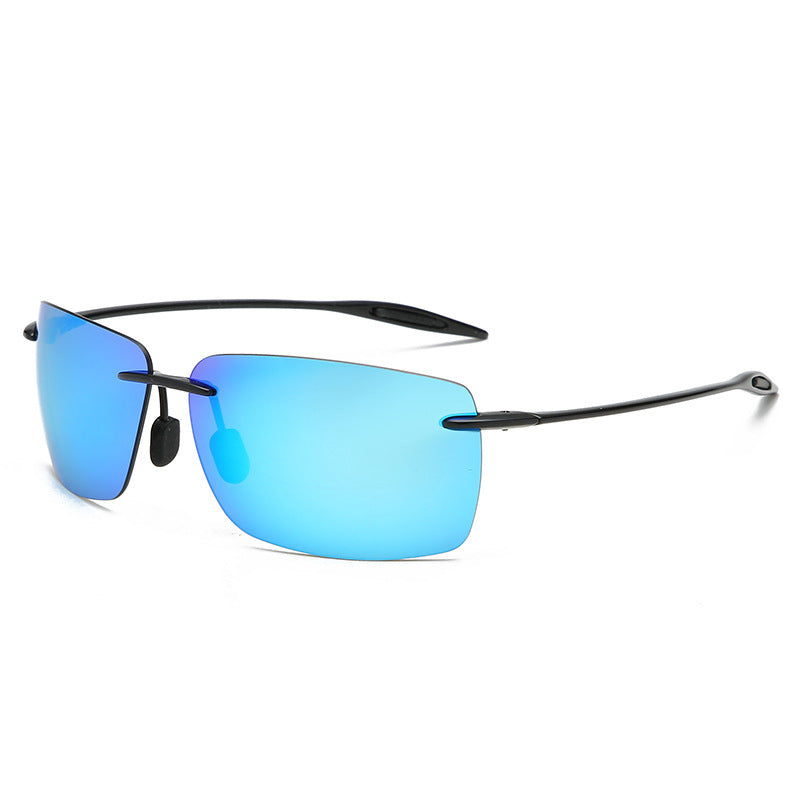 Light Rimless TR90 Sunglasses for Men