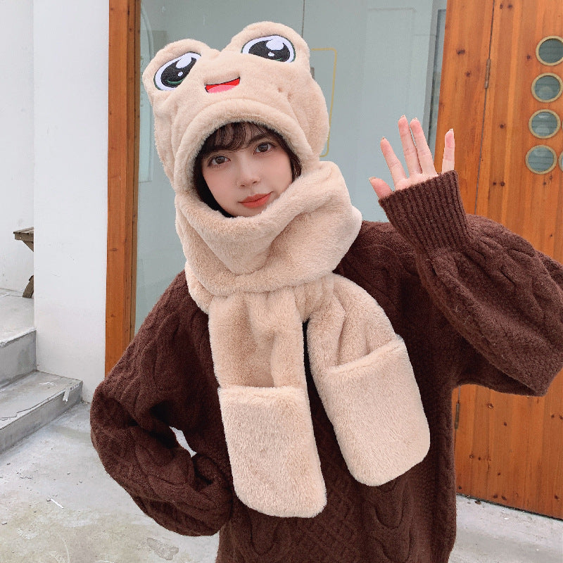 Children's Ear Protector Warm Hat Scarf Gloves