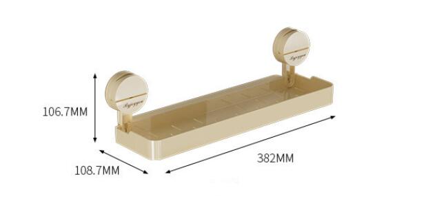 Bathroom Wall-Mounted Punch-Free Suction Cup Storage Rack