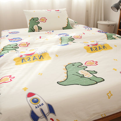 Fantasy Cartoon Style Cotton Bed Sheet Quilt Cover Pure Cotton Duvet Cover