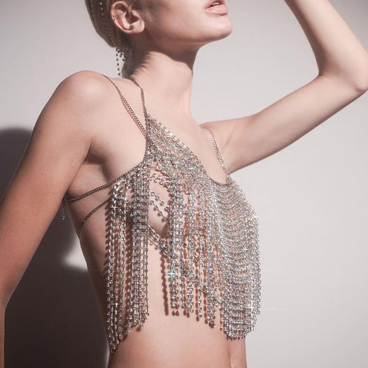 Personality Stage Tassel Body Chain European And American Jewelry