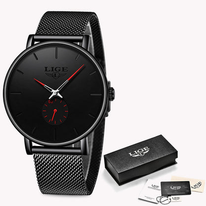 Thin Multifunctional Waterproof Quartz Watch
