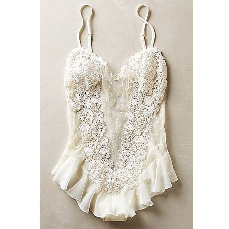 Elegant Lace Slipping Dress – Temptation in Style