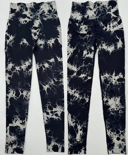 4pack Tie-dye Yoga Pants