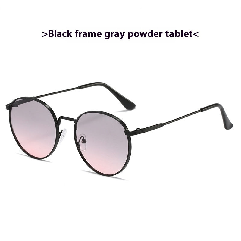 Retro Clip-On Ellipse Sunglasses for Men & Women