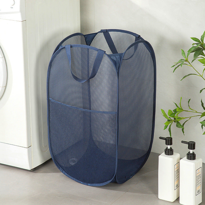 Upgraded Portable Laundry Folding Linen Storage Basket