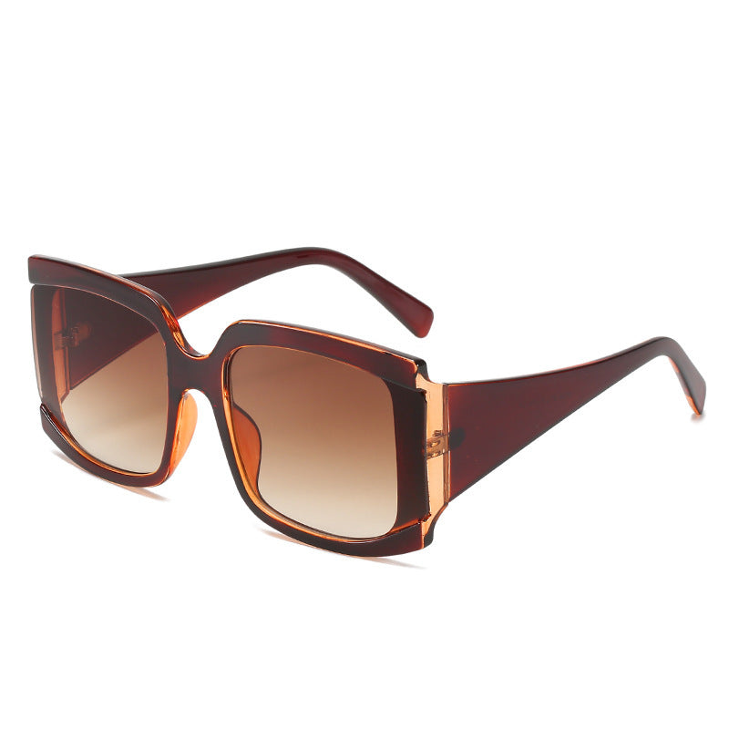 Square Large Frame Fashion Trend Sunglasses