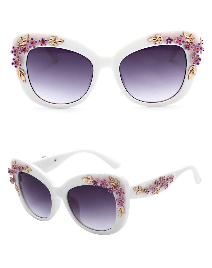 Women’s Flower Frame Sunglasses