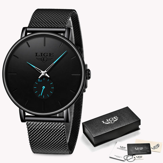 Thin Multifunctional Waterproof Quartz Watch