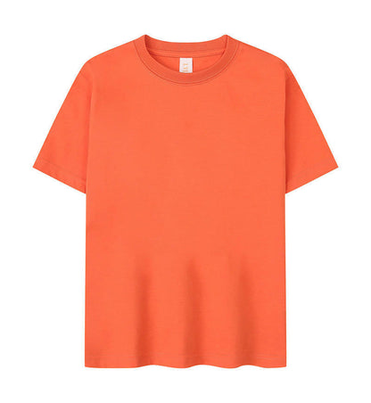 Children's Solid Color Round Neck Short Sleeves T-shirt