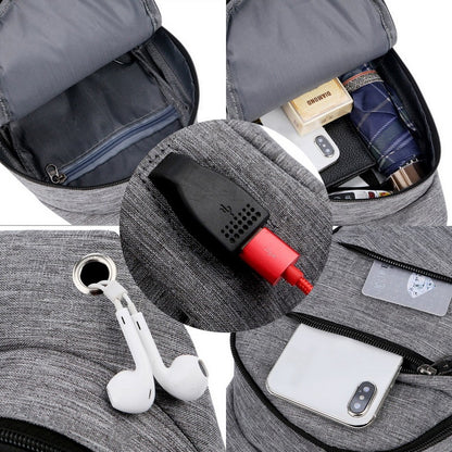 Multifunctional USB Sports Chest Bag