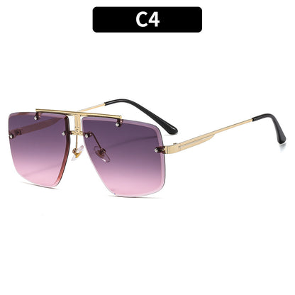 Square Frame Retro Sunglasses for Men