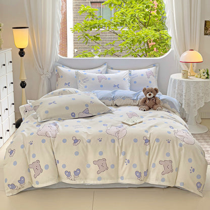 Cartoon Duvet Cover Bedding Bed Sheet Cute Quilt Cover