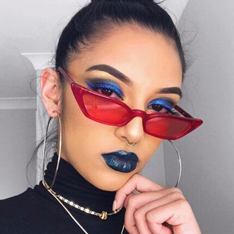Narrow Cat Eye Sunglasses