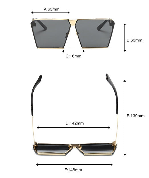 New Polarized Square Sunglasses for Ladies
