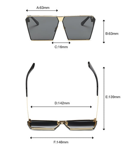 New Polarized Square Sunglasses for Ladies