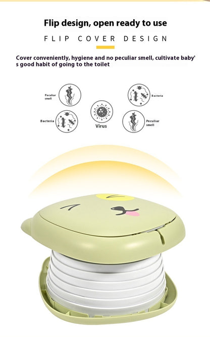 Cartoon Children's Foldable Toilet Mobile