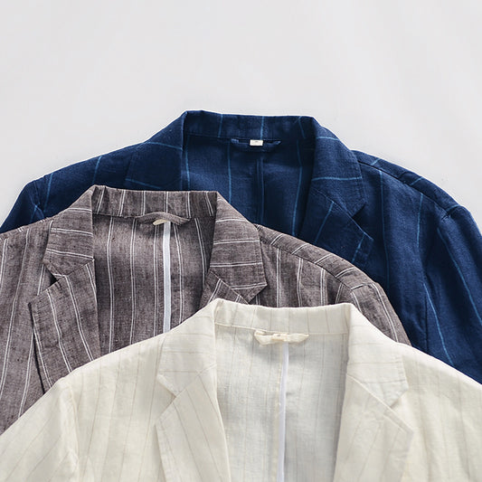 Fashion Striped Casual Jacket Men