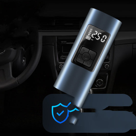 Wireless Portable Electric Car Air Pump – High Power 60W, USB & Cigarette Lighter Charging
