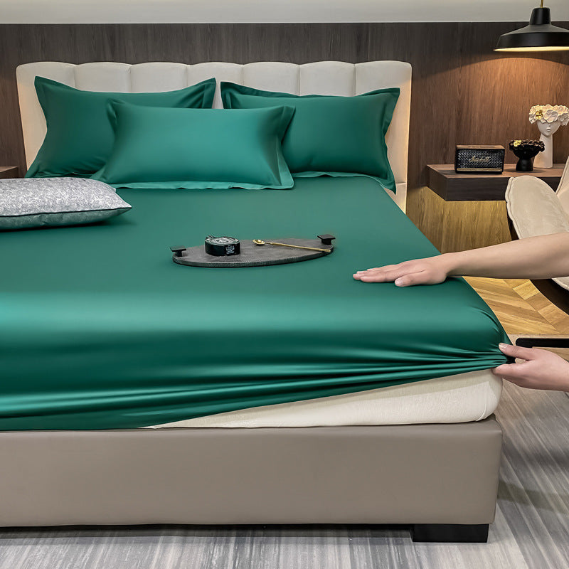 60 Cotton Long-staple Cotton Three-piece Bed Sheet Set