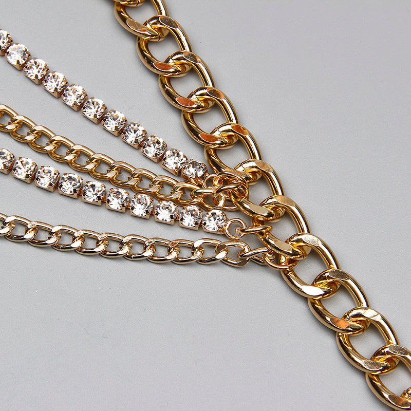 Summer Jewelry Hot Pants Chain - Multilayer Gold Waist Chain