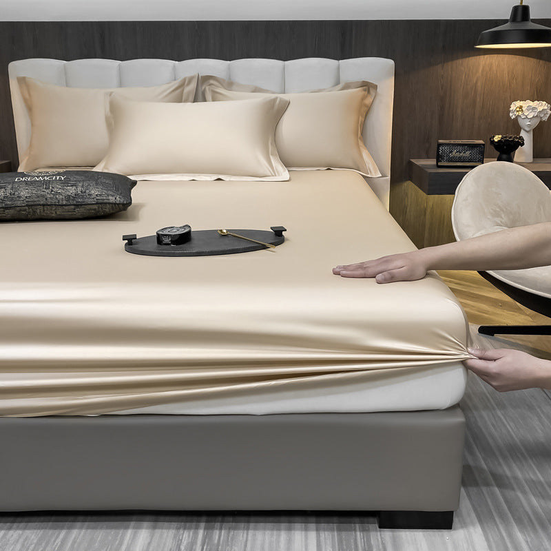 60 Cotton Long-staple Cotton Three-piece Bed Sheet Set