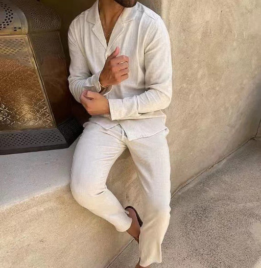 Casual Long-Sleeved Suits for Men