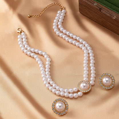 Retro Beach Vacation Style Stylish Elegant Necklace Earings Set