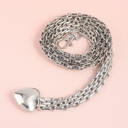 Men and Women Design Fashion Love Chain Pendant Waist Chain