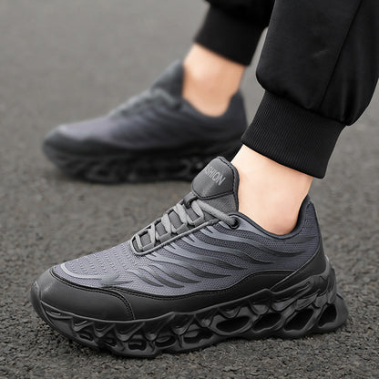 Men's Lace-up Sneakers - Thick-Soled Daddy Vulcanized Shoes