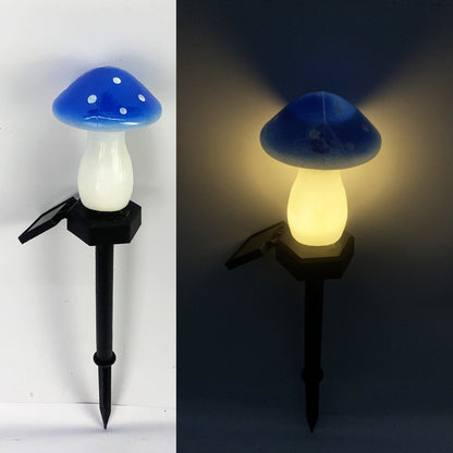 Plastics Solar Mushroom Night Light - Outdoor Courtyard Garden Decoration