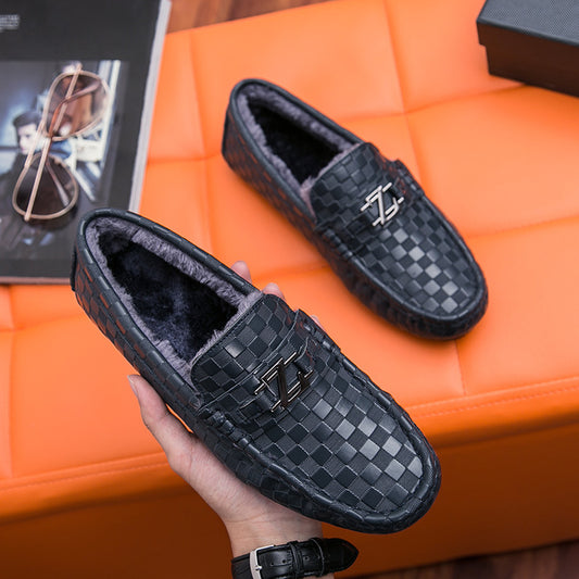 Low-top leather shoes casual shoes