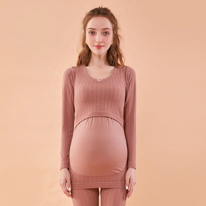 Autumn clothes and trousers suit for pregnant women