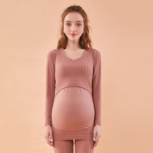 Autumn clothes and trousers suit for pregnant women