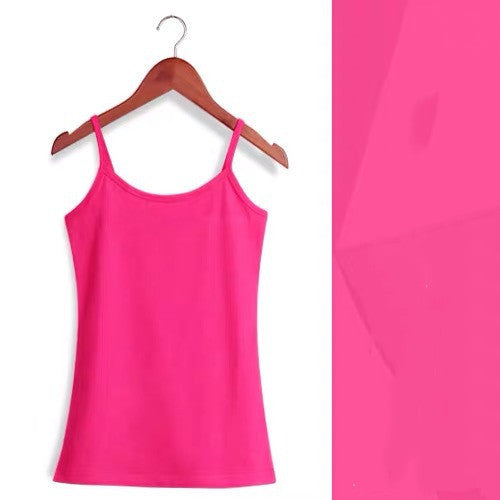 Pure color female wear cotton sling outside