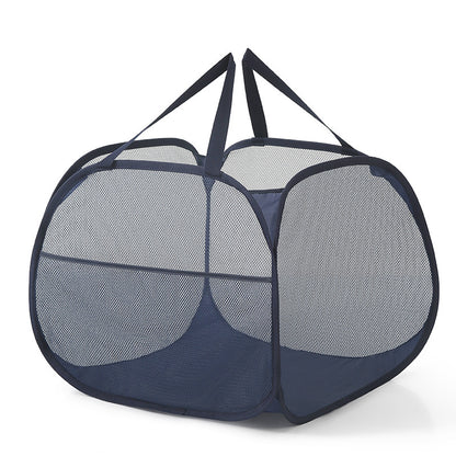 Upgraded Portable Laundry Folding Linen Storage Basket