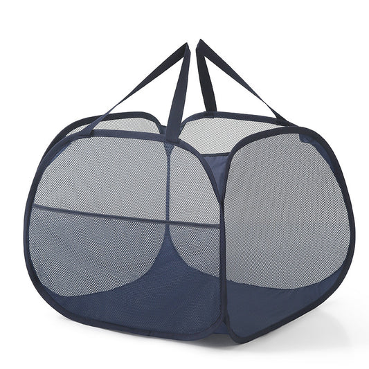 Upgraded Portable Laundry Folding Linen Storage Basket