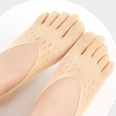 Women's Velvet Five Toe Socks - Breathable & Sweat-Absorbing