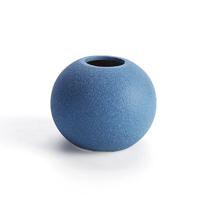 Frosted Glaze Ceramic Vase for Dried Flowers