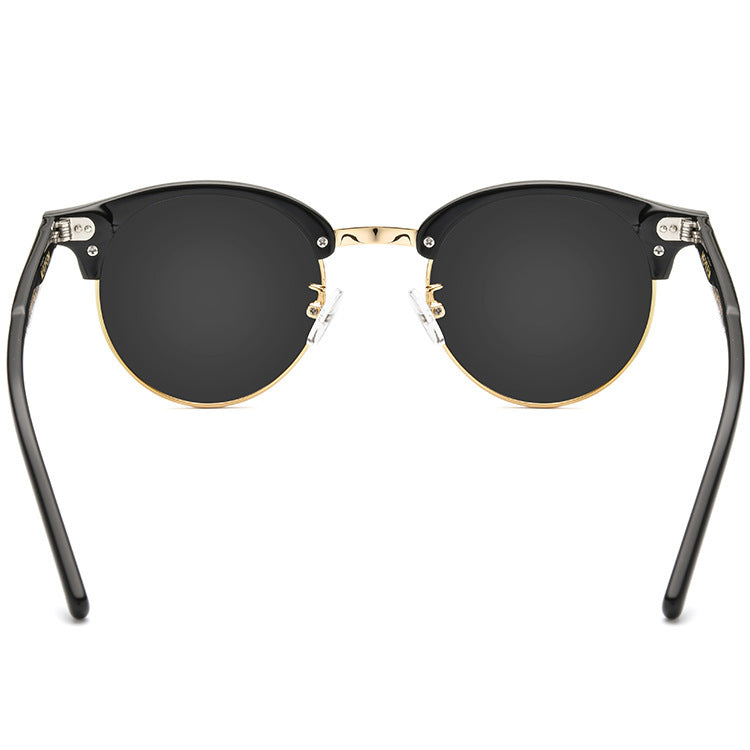 Polarized Round Frame Driving Sunglasses