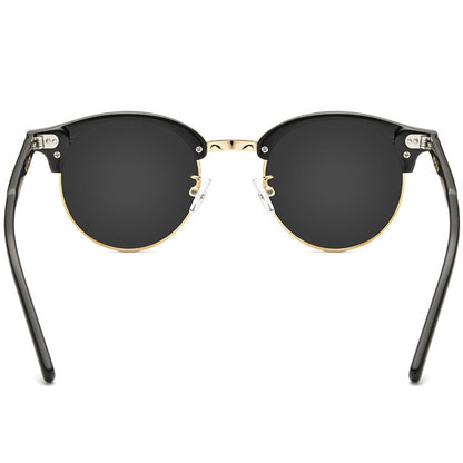 Polarized Round Frame Driving Sunglasses