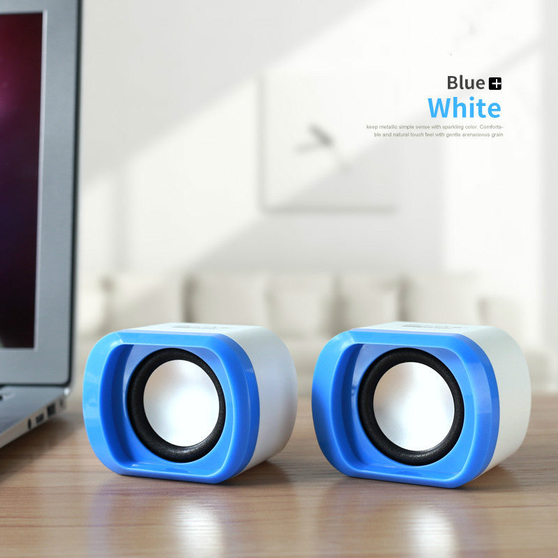 Bonks dx12 notebook small audio desktop computer USB mini speaker multimedia mobile phone subwoofer home desktop office high volume portable small audio cable speaker